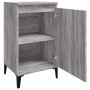 Bedside tables 2 units plywood gray 40x35x70 cm by vidaXL, Nightstands - Ref: Foro24-819657, Price: 59,34 €, Discount: %