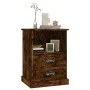 Bedside tables 2 units in smoked oak color 43x36x60 cm by vidaXL, Nightstands - Ref: Foro24-816339, Price: 83,34 €, Discount: %
