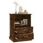 Nachttische 2 Einheiten geräucherte Eiche Farbe 43x36x60 cm von vidaXL, Nachttische - Ref: Foro24-816339, Preis: 83,33 €, Rab...