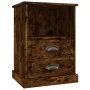 Bedside tables 2 units in smoked oak color 43x36x60 cm by vidaXL, Nightstands - Ref: Foro24-816339, Price: 83,34 €, Discount: %