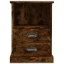 Bedside tables 2 units in smoked oak color 43x36x60 cm by vidaXL, Nightstands - Ref: Foro24-816339, Price: 83,34 €, Discount: %