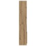 Aparador alto madera de ingeniería roble artesanal 63x33x180 cm