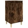 Nachttisch aus geräuchertem Eichensperrholz, 40 x 35 x 70 cm von vidaXL, Nachttische - Ref: Foro24-819638, Preis: 42,07 €, Ra...