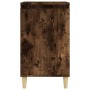 Mesita de noche madera contrachapada roble ahumado 40x35x70 cm de vidaXL, Mesitas de noche - Ref: Foro24-819638, Precio: 42,5...