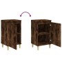 Nachttisch aus geräuchertem Eichensperrholz, 40 x 35 x 70 cm von vidaXL, Nachttische - Ref: Foro24-819638, Preis: 42,60 €, Ra...