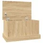Aufbewahrungskoffer aus Sonoma-Eichensperrholz, 50 x 30 x 28 cm von vidaXL, Aufbewahrungskisten - Ref: Foro24-816499, Preis: ...