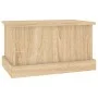 Sonoma oak plywood storage trunk 50x30x28 cm by vidaXL, Storage trunks - Ref: Foro24-816499, Price: 38,08 €, Discount: %
