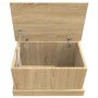 Aufbewahrungskoffer aus Sonoma-Eichensperrholz, 50 x 30 x 28 cm von vidaXL, Aufbewahrungskisten - Ref: Foro24-816499, Preis: ...