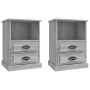 Mesitas de noche 2 unidades gris Sonoma 43x36x60 cm de vidaXL, Mesitas de noche - Ref: Foro24-816341, Precio: 86,73 €, Descue...