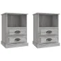 Mesitas de noche 2 unidades gris Sonoma 43x36x60 cm de vidaXL, Mesitas de noche - Ref: Foro24-816341, Precio: 85,81 €, Descue...