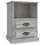 Mesitas de noche 2 unidades gris Sonoma 43x36x60 cm de vidaXL, Mesitas de noche - Ref: Foro24-816341, Precio: 86,73 €, Descue...
