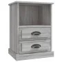 Mesitas de noche 2 unidades gris Sonoma 43x36x60 cm de vidaXL, Mesitas de noche - Ref: Foro24-816341, Precio: 85,81 €, Descue...