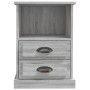 Mesitas de noche 2 unidades gris Sonoma 43x36x60 cm de vidaXL, Mesitas de noche - Ref: Foro24-816341, Precio: 86,73 €, Descue...