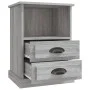 Mesitas de noche 2 unidades gris Sonoma 43x36x60 cm de vidaXL, Mesitas de noche - Ref: Foro24-816341, Precio: 85,81 €, Descue...