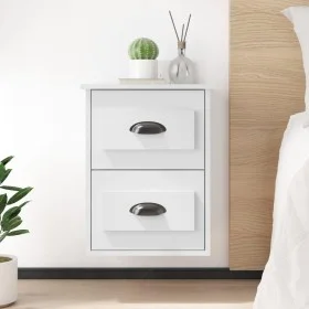 White wall bedside table 41.5x36x53 cm by vidaXL, Nightstands - Ref: Foro24-816392, Price: 47,15 €, Discount: %