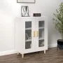 Sideboard aus glänzendem weißem Sperrholz 69,5x34x90 cm von vidaXL, Sideboards - Ref: Foro24-812120, Preis: 83,74 €, Rabatt: %