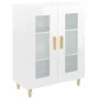 Sideboard aus glänzendem weißem Sperrholz 69,5x34x90 cm von vidaXL, Sideboards - Ref: Foro24-812120, Preis: 83,74 €, Rabatt: %