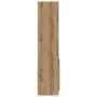 Aparador alto madera de ingeniería roble artesanal 92x33x140 cm