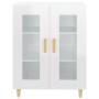 Sideboard aus glänzendem weißem Sperrholz 69,5x34x90 cm von vidaXL, Sideboards - Ref: Foro24-812120, Preis: 84,63 €, Rabatt: %