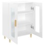 Sideboard aus glänzendem weißem Sperrholz 69,5x34x90 cm von vidaXL, Sideboards - Ref: Foro24-812120, Preis: 84,63 €, Rabatt: %