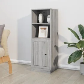 Hohes Sideboard Sperrholz Sonoma grau 36x35,5x103,5 cm von vidaXL, Sideboards - Ref: Foro24-816326, Preis: 63,73 €, Rabatt: %