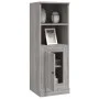 Hohes Sideboard Sperrholz Sonoma grau 36x35,5x103,5 cm von vidaXL, Sideboards - Ref: Foro24-816326, Preis: 63,73 €, Rabatt: %