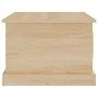 Mesa de centro madera contrachapada roble Sonoma 50x50x35 cm de vidaXL, Mesas de centro - Ref: Foro24-816251, Precio: 51,22 €...