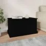 Aufbewahrungskoffer aus schwarzem Sperrholz, 70 x 40 x 38 cm von vidaXL, Aufbewahrungskisten - Ref: Foro24-816505, Preis: 58,...