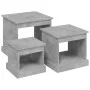 Coffee tables 3 units concrete gray engineered wood by vidaXL, Coffee table - Ref: Foro24-816492, Price: 68,40 €, Discount: %