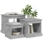 Coffee tables 3 units concrete gray engineered wood by vidaXL, Coffee table - Ref: Foro24-816492, Price: 68,40 €, Discount: %