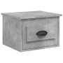 Wandnachttisch 2 Stück betongrau Farbe 41,5x36x28cm von vidaXL, Nachttische - Ref: Foro24-816385, Preis: 54,21 €, Rabatt: %