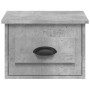 Wandnachttisch 2 Stück betongrau Farbe 41,5x36x28cm von vidaXL, Nachttische - Ref: Foro24-816385, Preis: 54,21 €, Rabatt: %