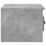Wall-mounted bedside table 2 units in concrete gray color 41.5x36x28cm by vidaXL, Nightstands - Ref: Foro24-816385, Price: 53...