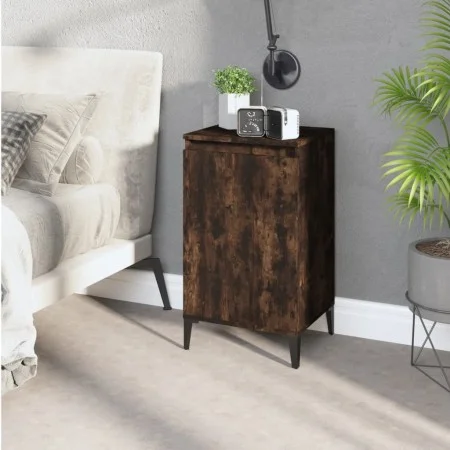 Nachttisch aus geräuchertem Eichensperrholz, 40 x 35 x 70 cm von vidaXL, Nachttische - Ref: Foro24-819654, Preis: 44,19 €, Ra...