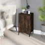 Nachttisch aus geräuchertem Eichensperrholz, 40 x 35 x 70 cm von vidaXL, Nachttische - Ref: Foro24-819654, Preis: 44,19 €, Ra...