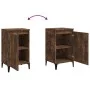 Nachttisch aus geräuchertem Eichensperrholz, 40 x 35 x 70 cm von vidaXL, Nachttische - Ref: Foro24-819654, Preis: 44,19 €, Ra...