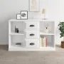 Weißes Sperrholz-Sideboard 104,5 x 35,5 x 67,5 cm von vidaXL, Sideboards - Ref: Foro24-816232, Preis: 80,39 €, Rabatt: %