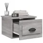 Wall bedside tables 2 pcs Sonoma gray color 41.5x36x28 cm by vidaXL, Nightstands - Ref: Foro24-816389, Price: 55,14 €, Discou...