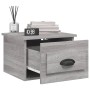 Wand-Nachttische 2 Stück Sonoma graue Farbe 41,5x36x28 cm von vidaXL, Nachttische - Ref: Foro24-816389, Preis: 55,76 €, Rabat...