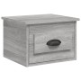 Wand-Nachttische 2 Stück Sonoma graue Farbe 41,5x36x28 cm von vidaXL, Nachttische - Ref: Foro24-816389, Preis: 55,76 €, Rabat...