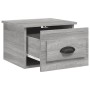 Wand-Nachttische 2 Stück Sonoma graue Farbe 41,5x36x28 cm von vidaXL, Nachttische - Ref: Foro24-816389, Preis: 55,76 €, Rabat...
