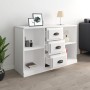 Aparador de madera contrachapada blanco 104,5x35,5x67,5 cm de vidaXL, Aparadores - Ref: Foro24-816232, Precio: 81,23 €, Descu...