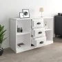 Aparador de madera contrachapada blanco 104,5x35,5x67,5 cm de vidaXL, Aparadores - Ref: Foro24-816232, Precio: 80,28 €, Descu...