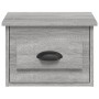 Wand-Nachttische 2 Stück Sonoma graue Farbe 41,5x36x28 cm von vidaXL, Nachttische - Ref: Foro24-816389, Preis: 55,76 €, Rabat...