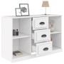Aparador de madera contrachapada blanco 104,5x35,5x67,5 cm de vidaXL, Aparadores - Ref: Foro24-816232, Precio: 81,23 €, Descu...