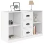 Weißes Sperrholz-Sideboard 104,5 x 35,5 x 67,5 cm von vidaXL, Sideboards - Ref: Foro24-816232, Preis: 80,39 €, Rabatt: %