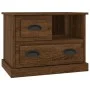 Mesita de noche marrón roble 60x39x45 cm de vidaXL, Mesitas de noche - Ref: Foro24-816367, Precio: 58,19 €, Descuento: %