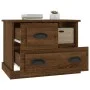 Mesita de noche marrón roble 60x39x45 cm de vidaXL, Mesitas de noche - Ref: Foro24-816367, Precio: 58,19 €, Descuento: %