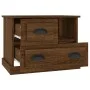 Mesita de noche marrón roble 60x39x45 cm de vidaXL, Mesitas de noche - Ref: Foro24-816367, Precio: 58,19 €, Descuento: %