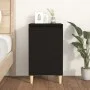 Mesita de noche madera contrachapada negro 40x35x70 cm de vidaXL, Mesitas de noche - Ref: Foro24-819630, Precio: 45,47 €, Des...
